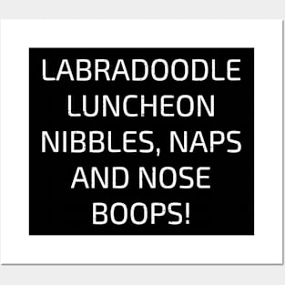 Labradoodle Luncheon Posters and Art